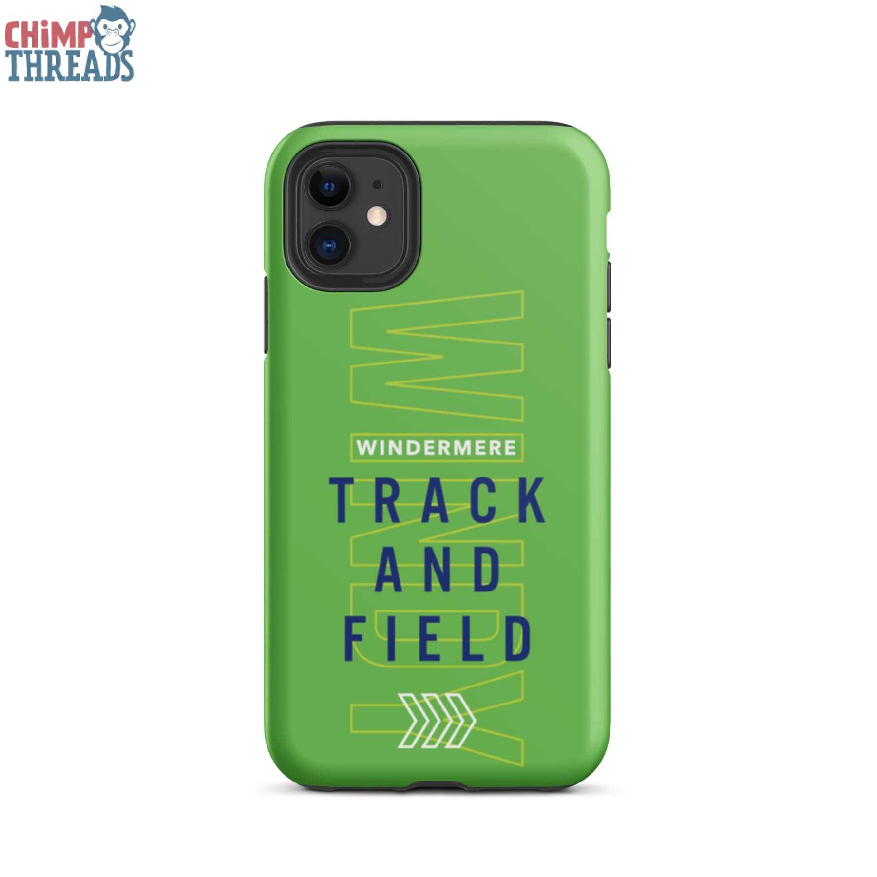 Windy Track & Field Green Tough iPhone case - track