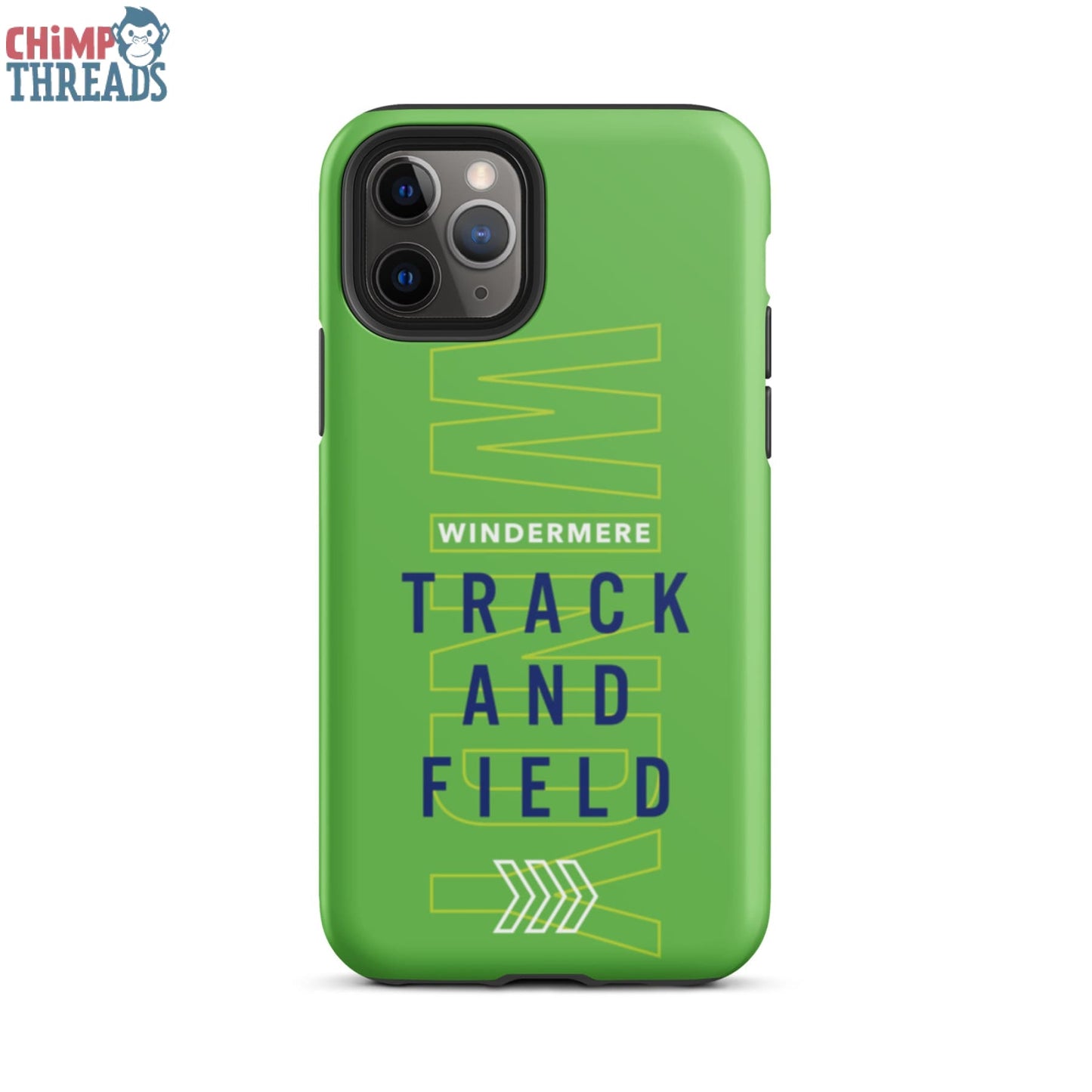 Windy Track & Field Green Tough iPhone case - track