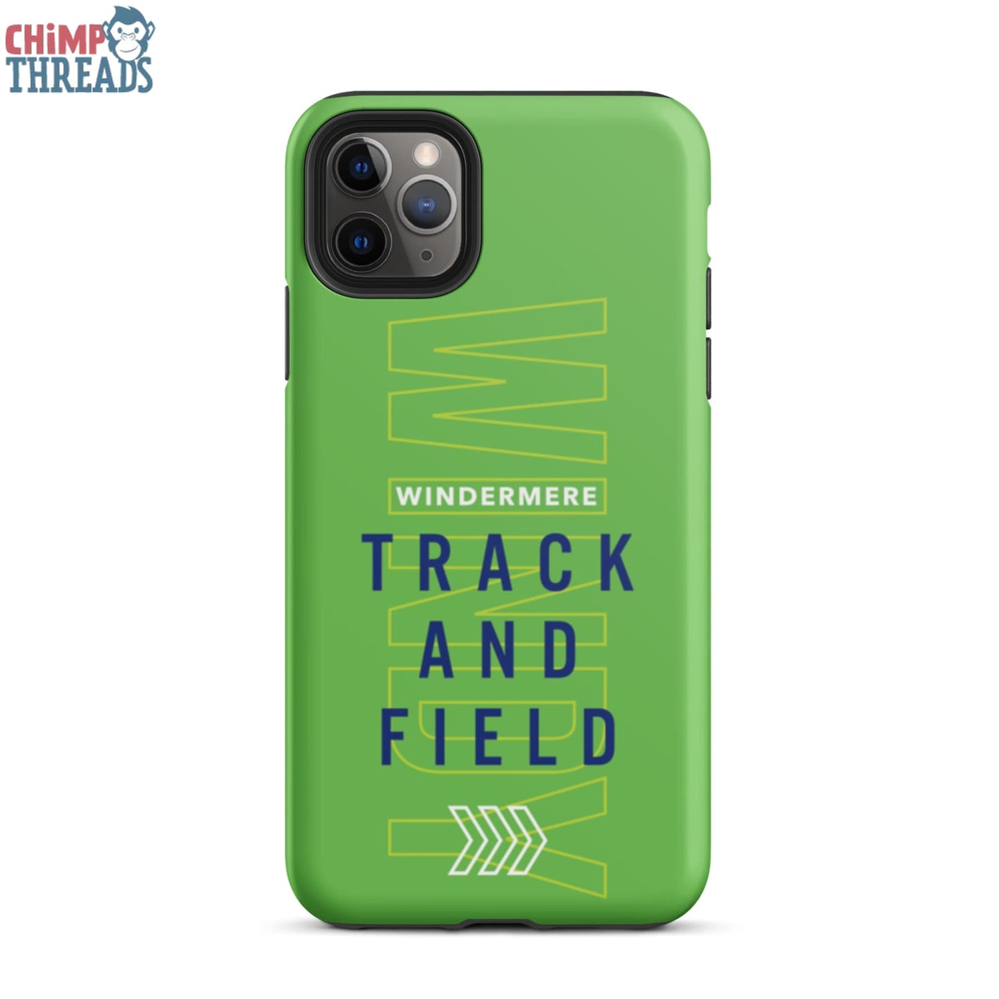 Windy Track & Field Green Tough iPhone case - track