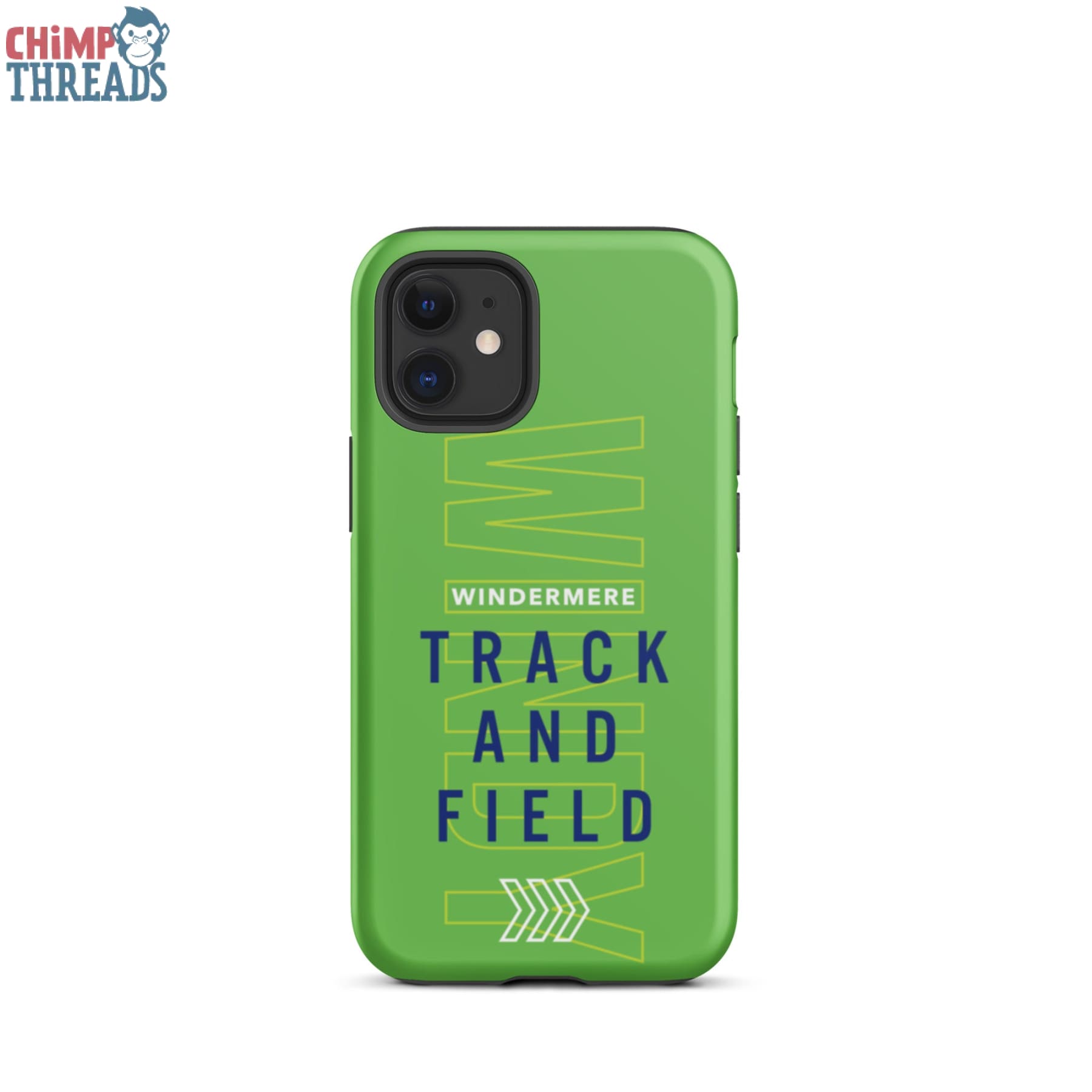 Windy Track & Field Green Tough iPhone case - track