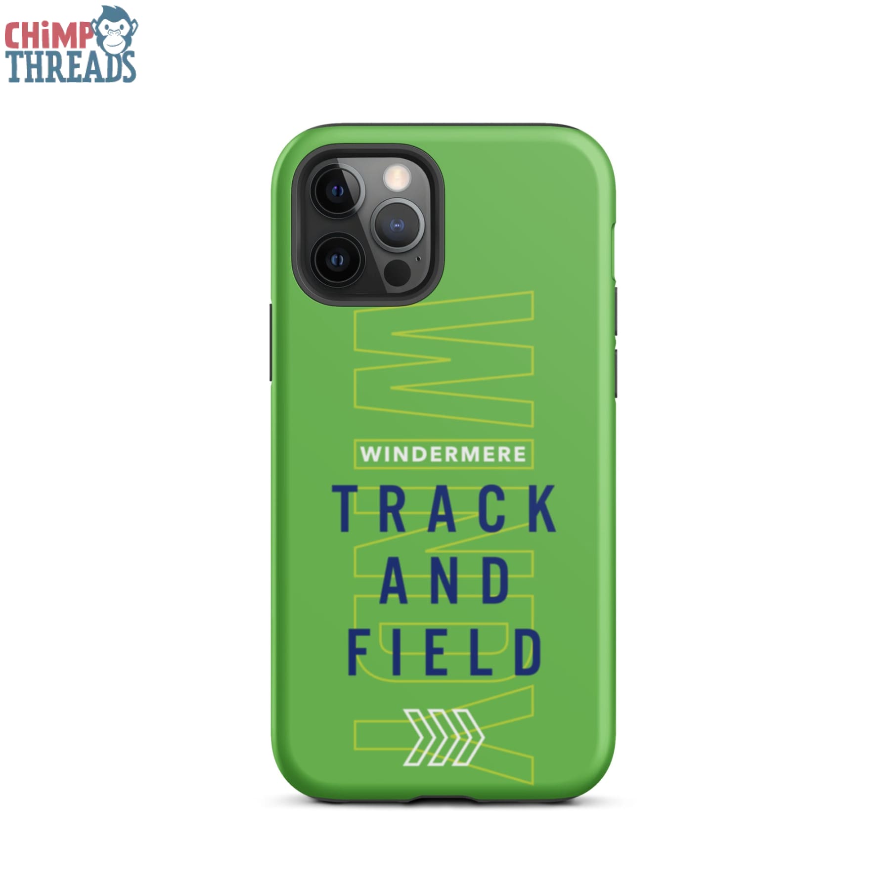 Windy Track & Field Green Tough iPhone case - track