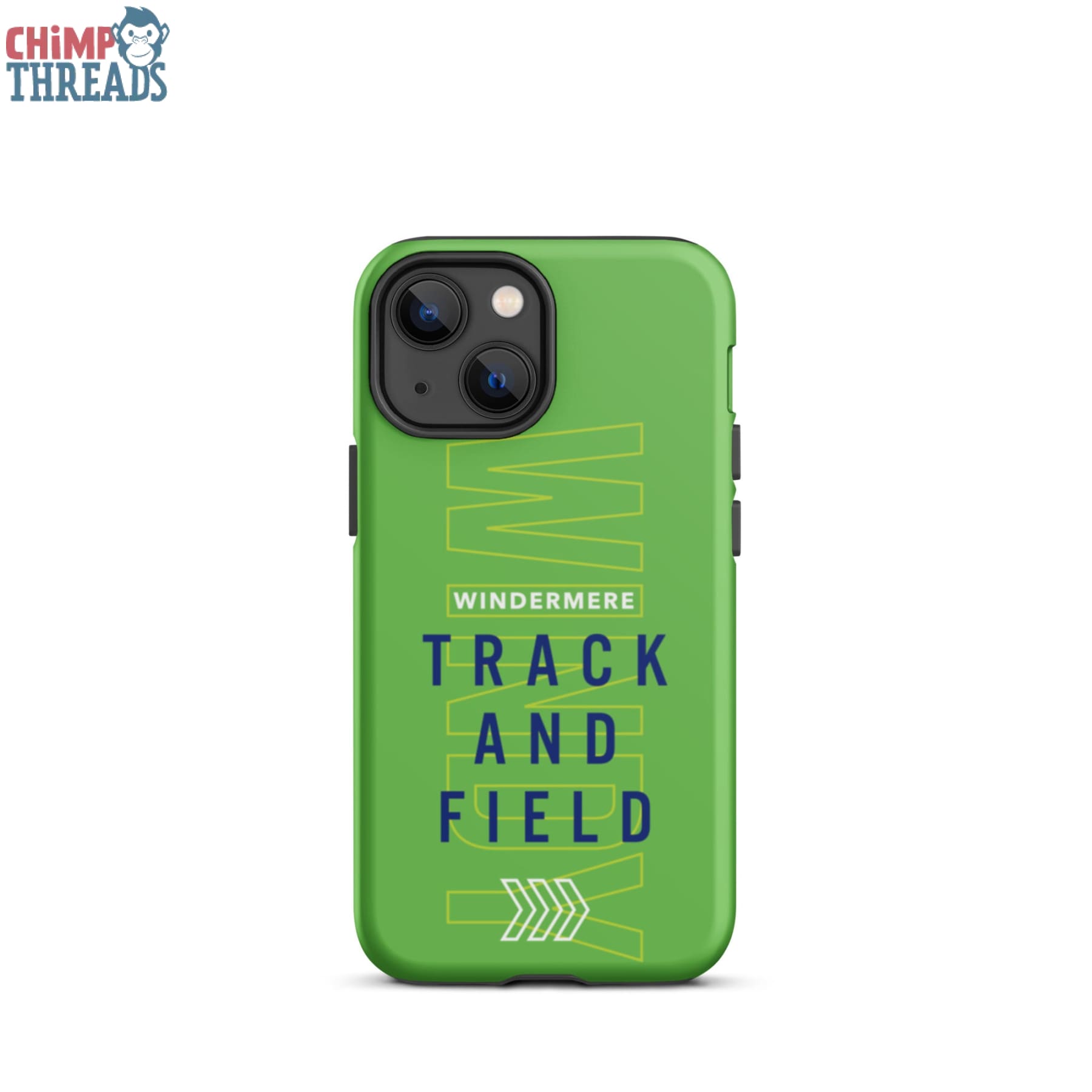 Windy Track & Field Green Tough iPhone case - track