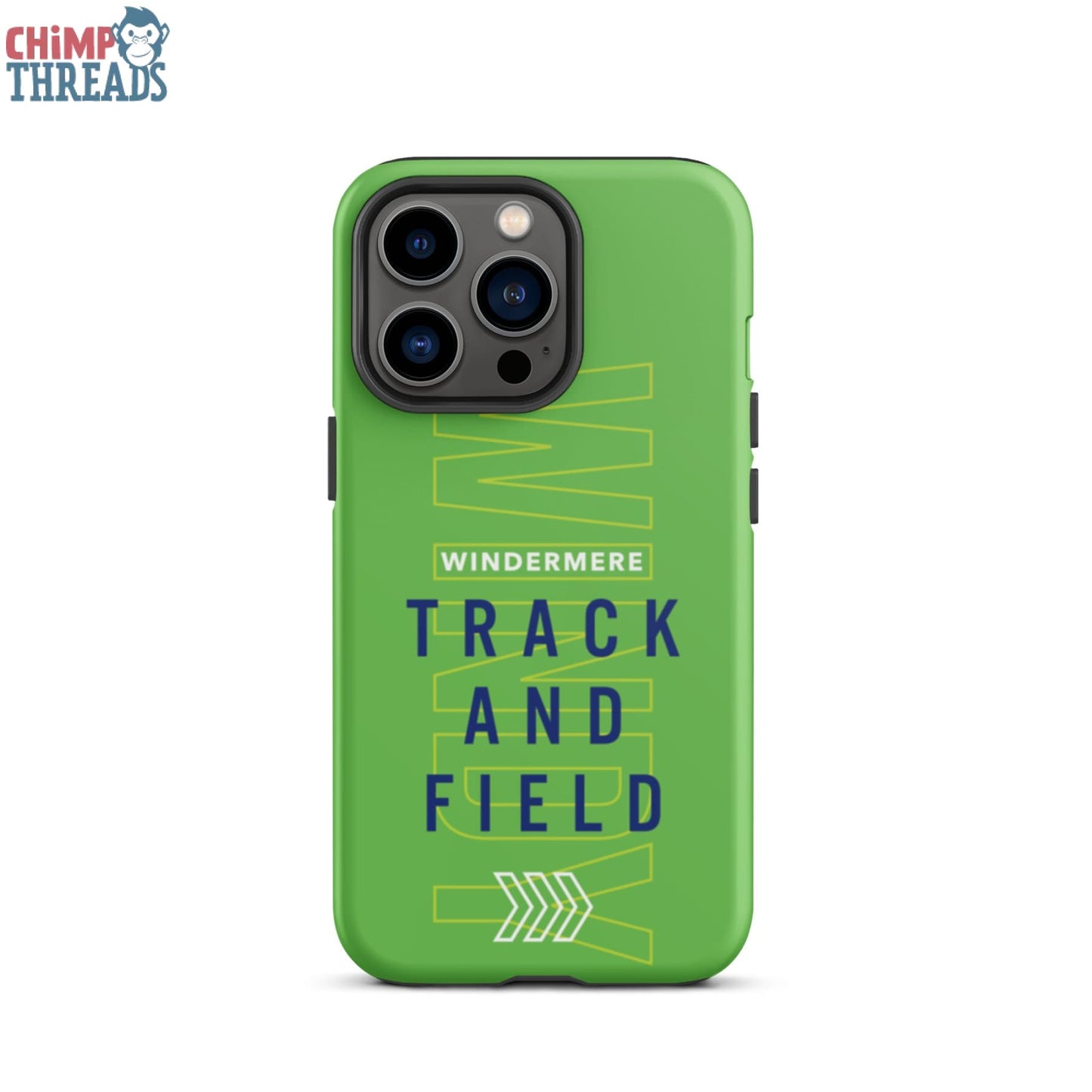 Windy Track & Field Green Tough iPhone case - track