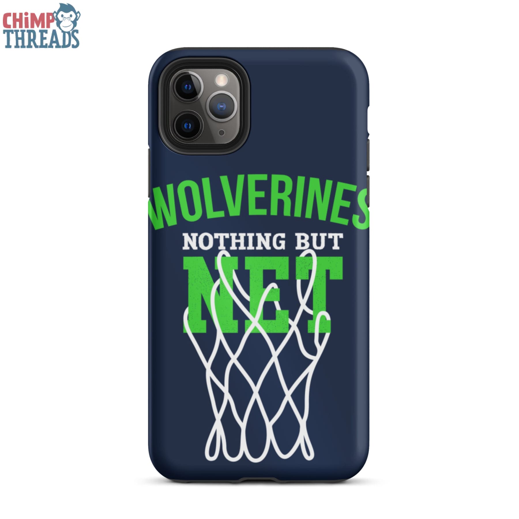 Wolverines Nothing but Net Tough iPhone case - basketball ✓