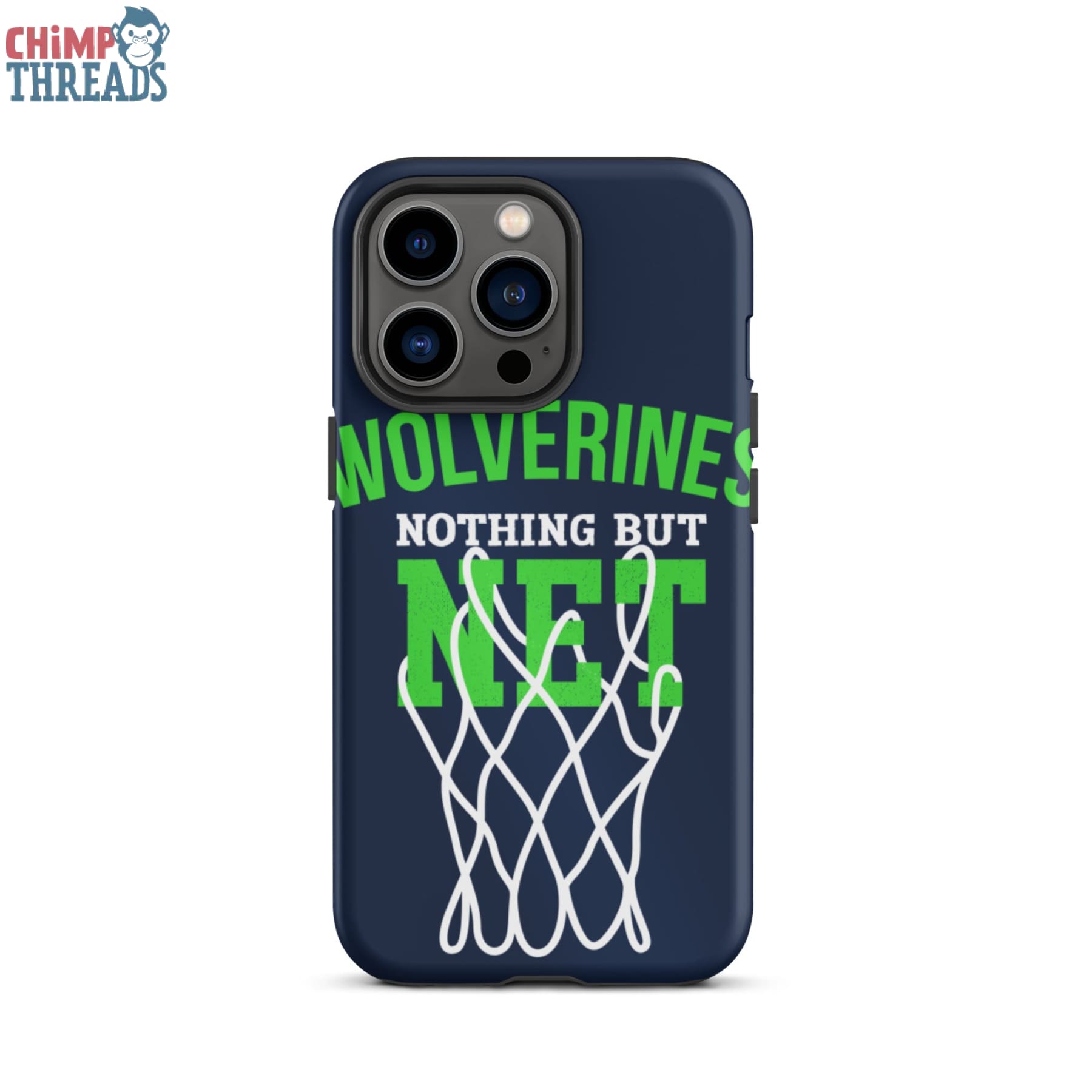 Wolverines Nothing but Net Tough iPhone case - basketball ✓