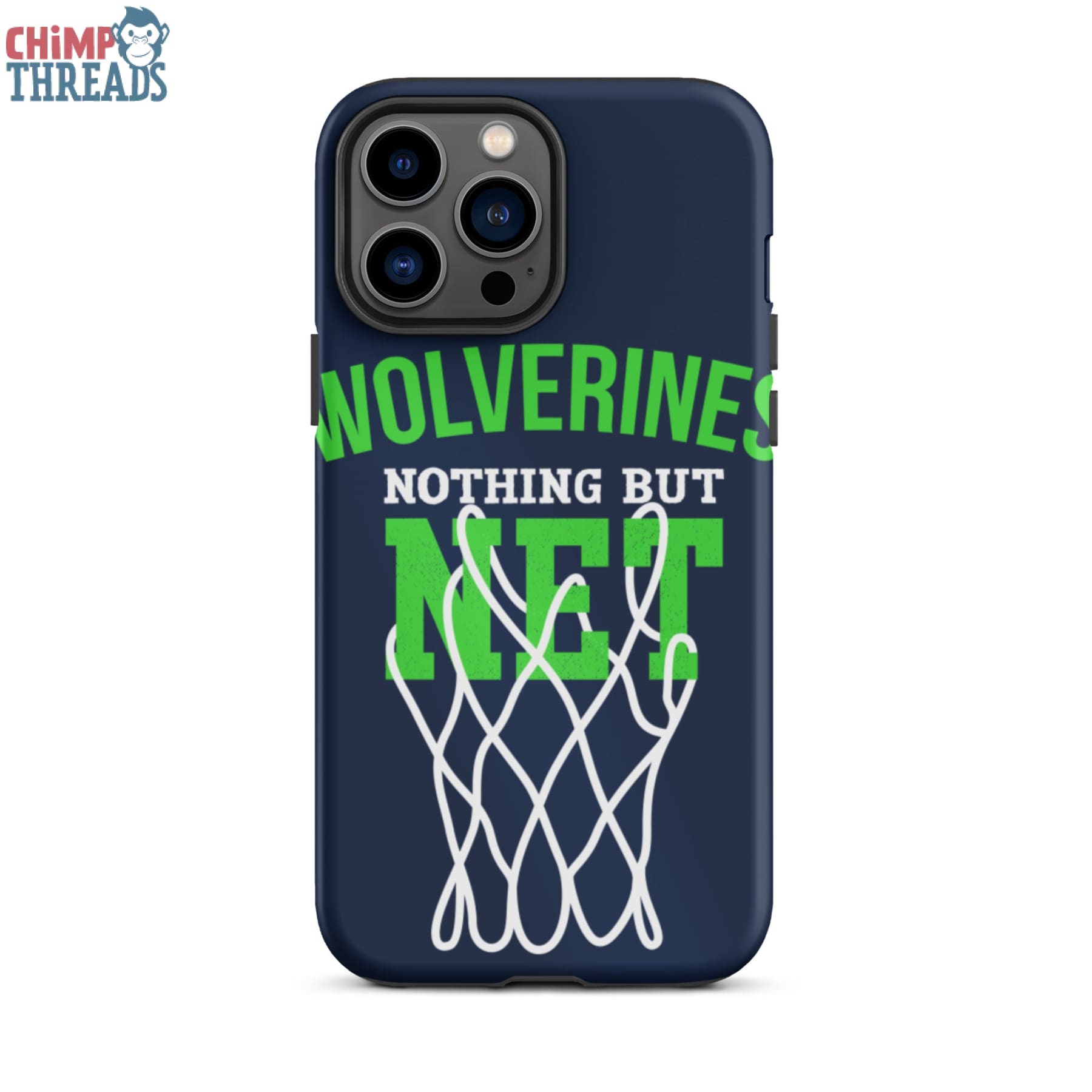 Wolverines Nothing but Net Tough iPhone case - basketball ✓