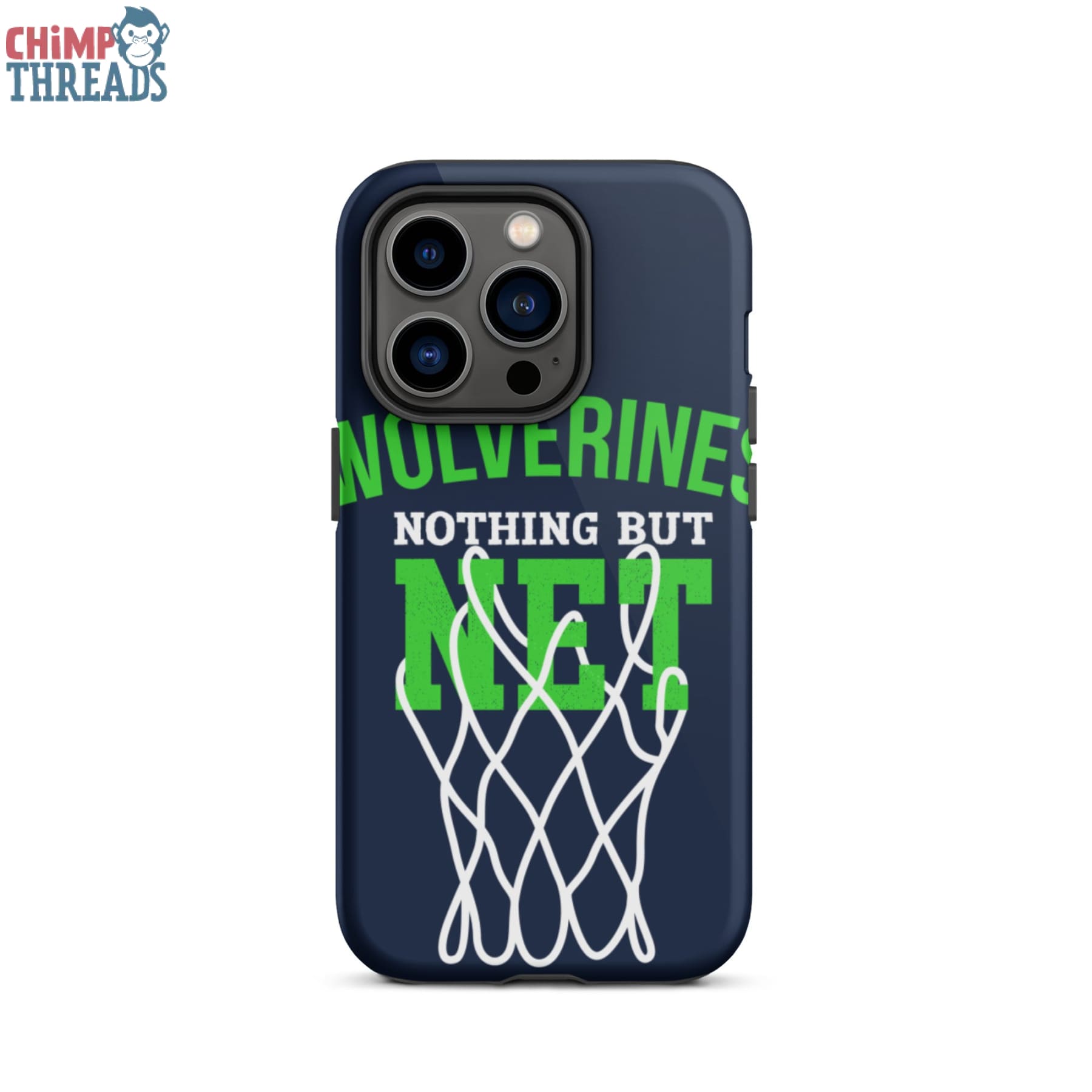 Wolverines Nothing but Net Tough iPhone case - basketball ✓