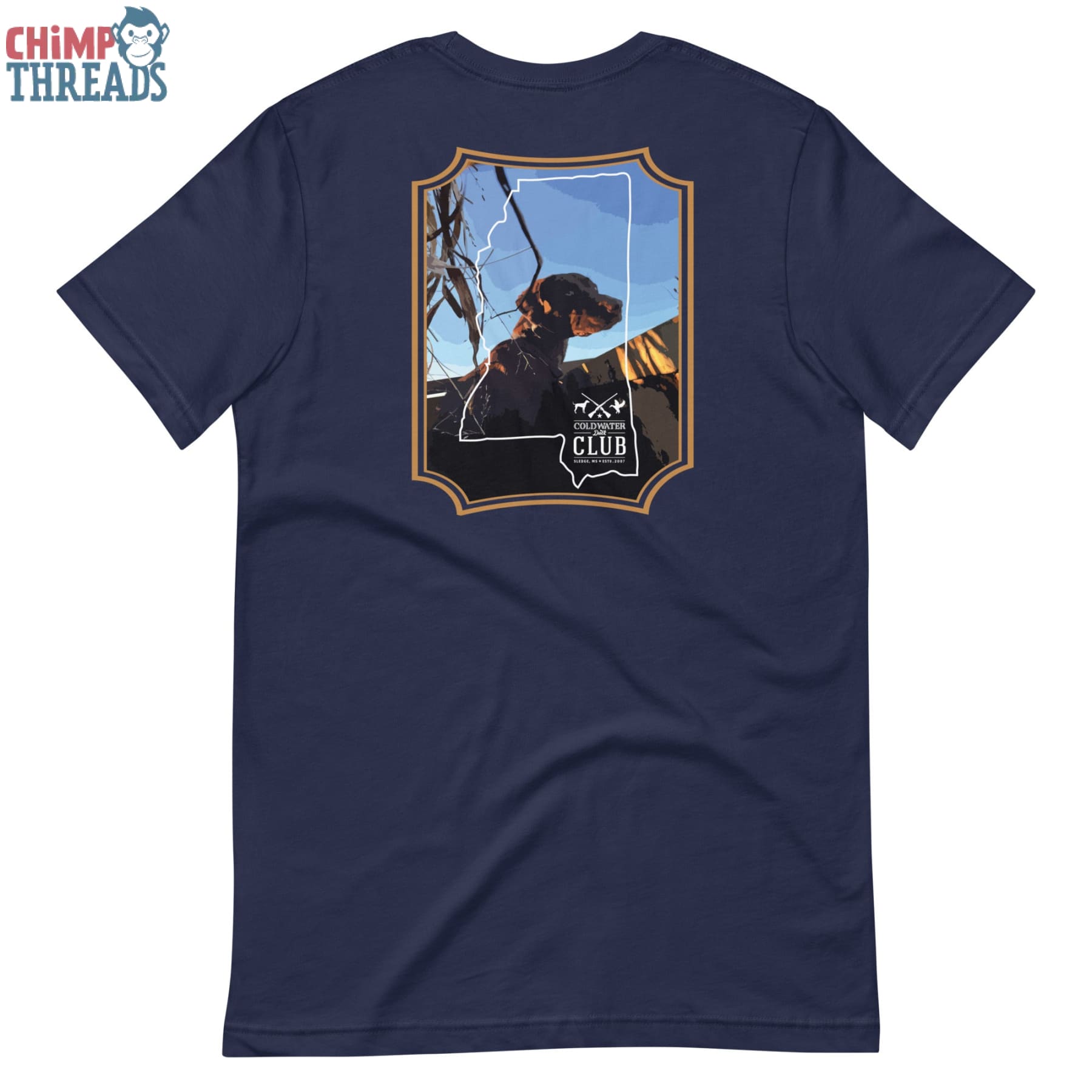 Coldwater Duck Club Dog t-shirt - coldwater