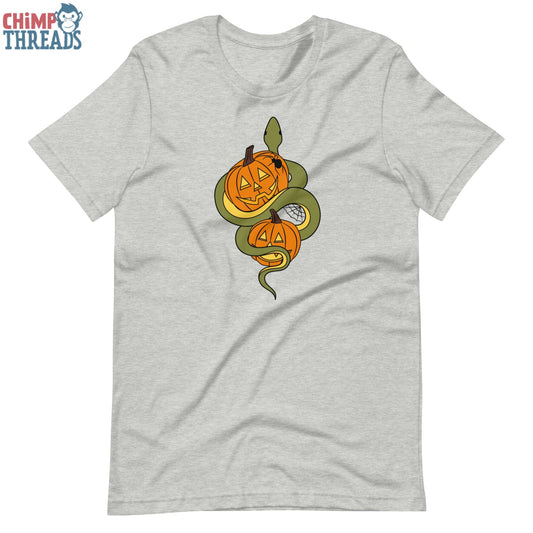 Halloween Snake and Pumpkins - T-Shirt