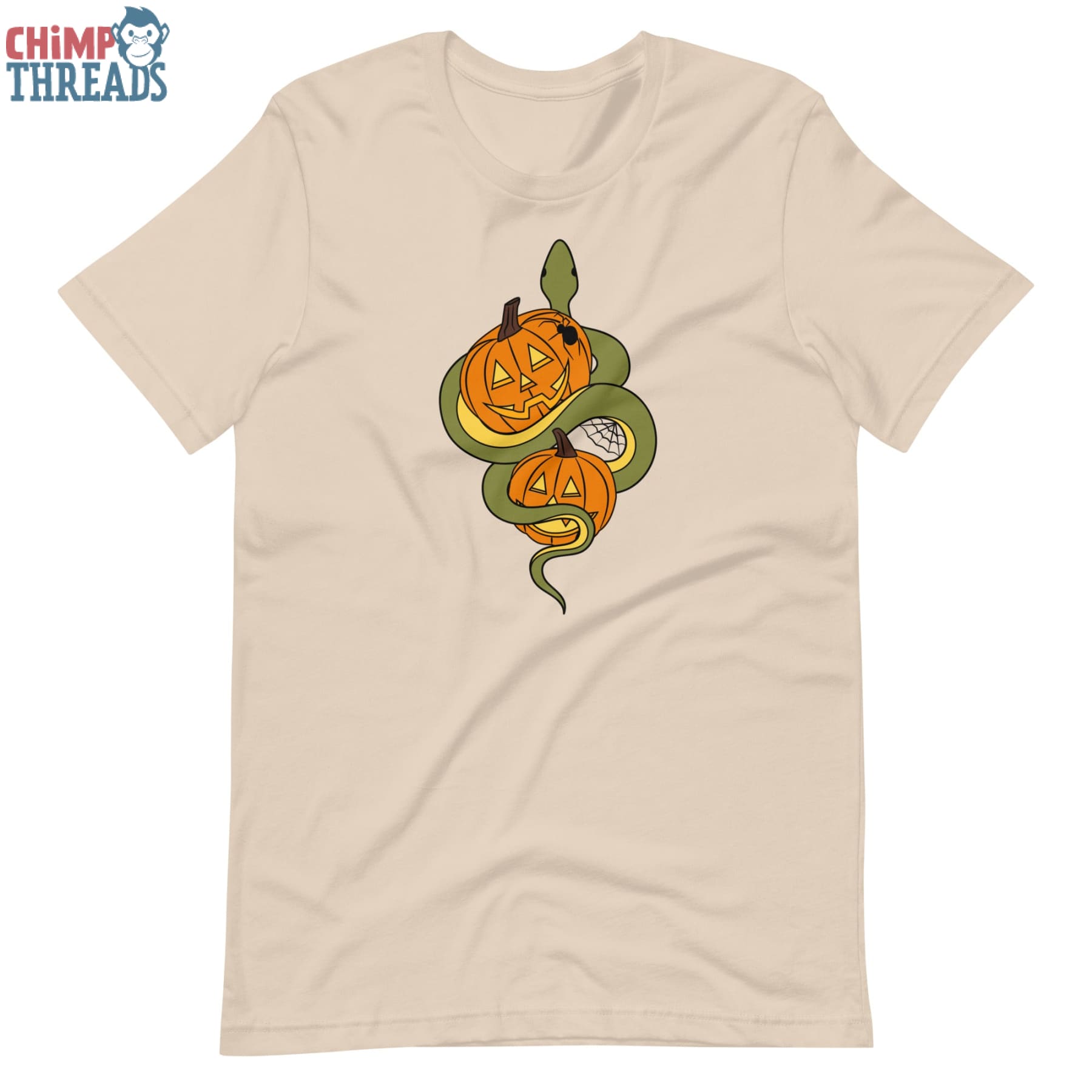 Halloween Snake and Pumpkins - T-Shirt