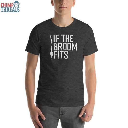 If the Broom Fits... - T-Shirt Halloween