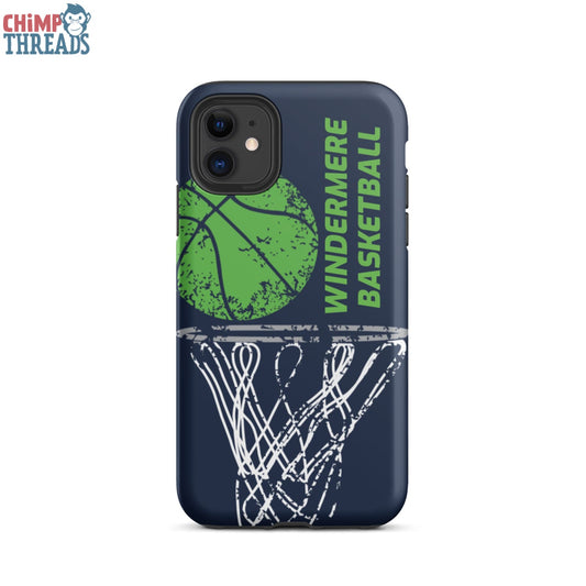 Windermere Basketball Tough iPhone Case - Mobile Phone Cases