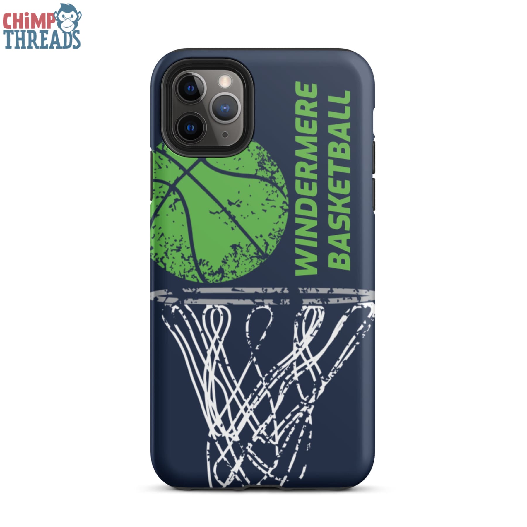 Windermere Basketball Tough iPhone Case - Mobile Phone Cases