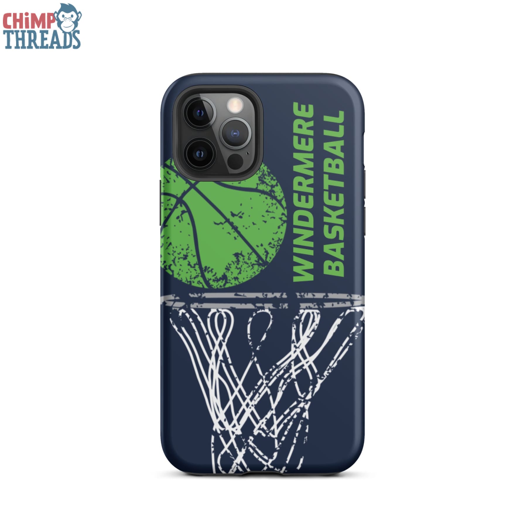 Windermere Basketball Tough iPhone Case - Mobile Phone Cases