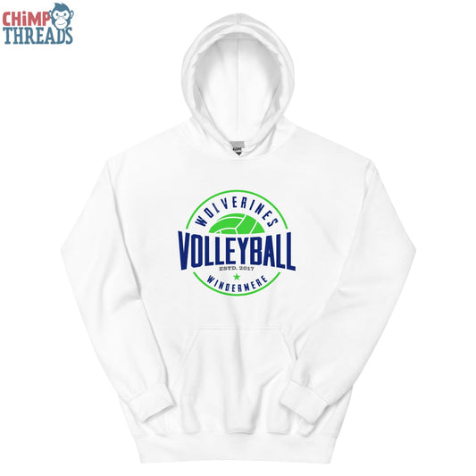 Windermere Volleyball Hoodie - High School Wolverines ✓ ww 