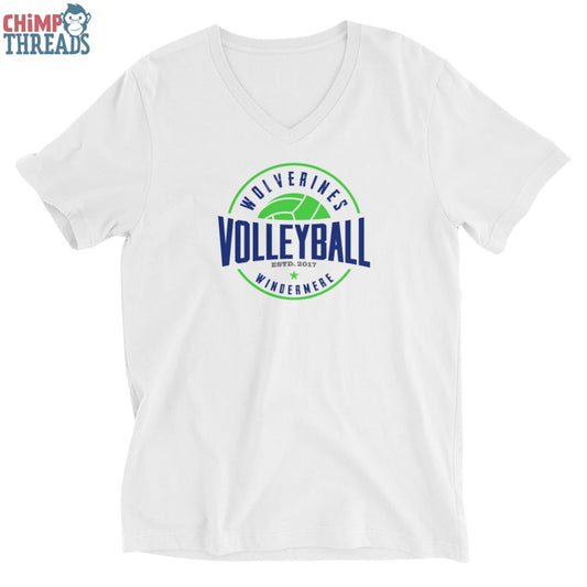 Windermere Volleyball Short Sleeve V-Neck T-Shirt - High 