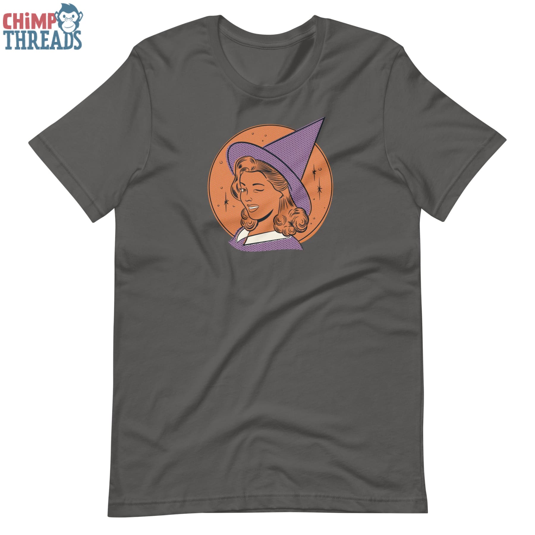 Winking Witch - T-Shirt Halloween