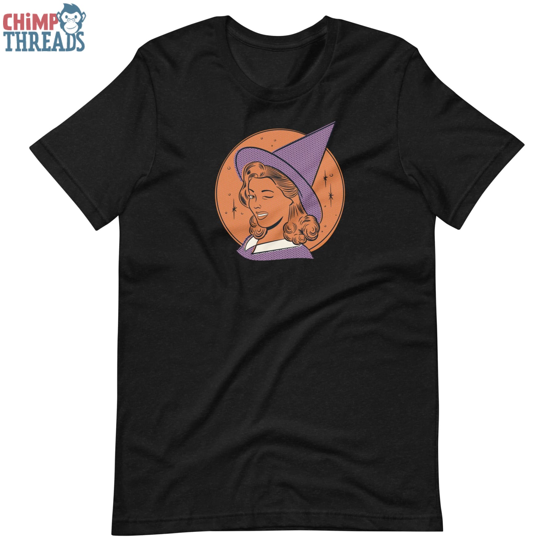 Winking Witch - T-Shirt Halloween