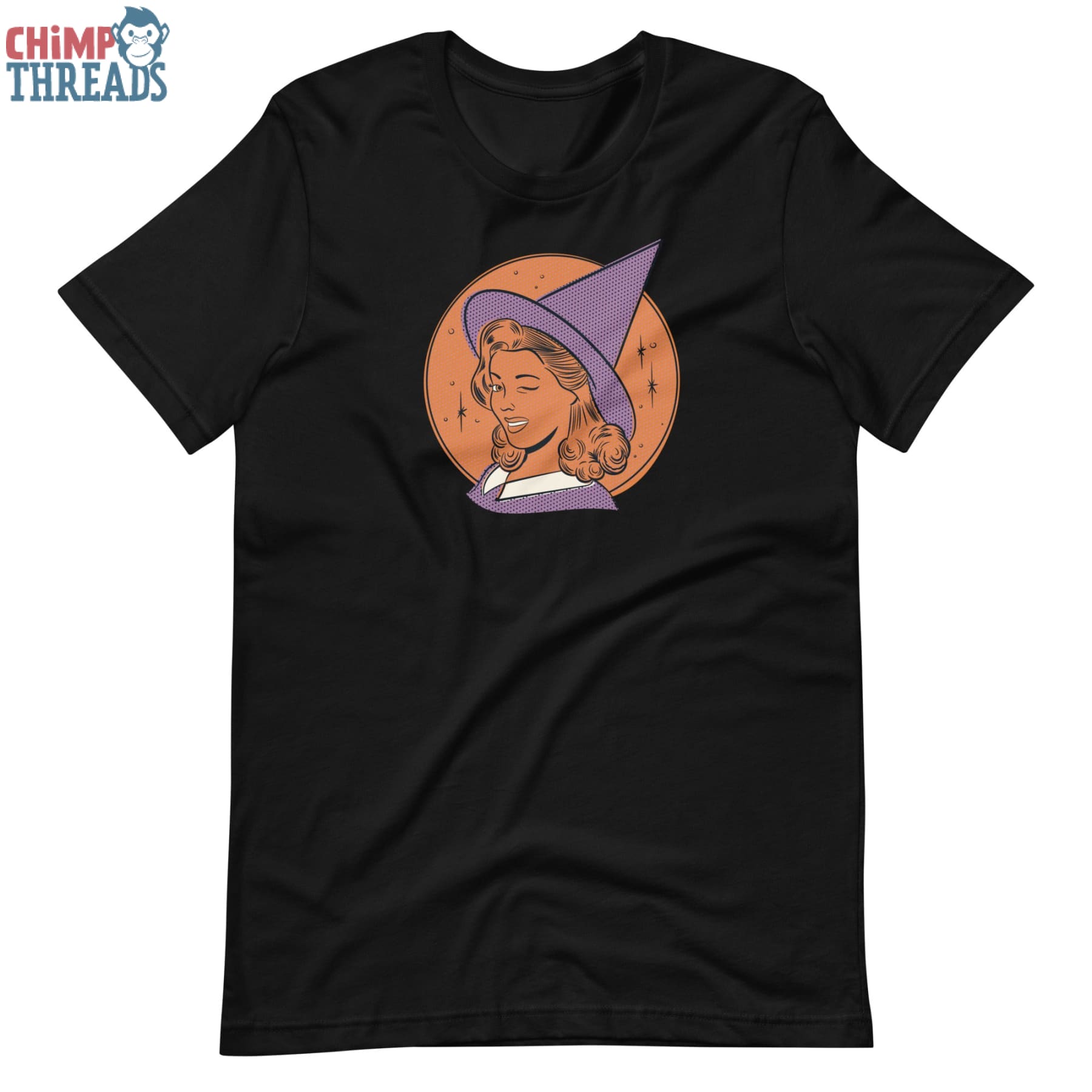 Winking Witch - T-Shirt Halloween