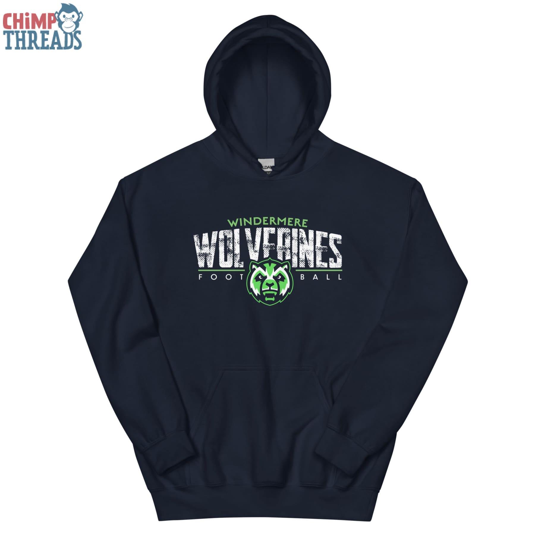 Wolverine Football Unisex Hoodie - Windermere High School 